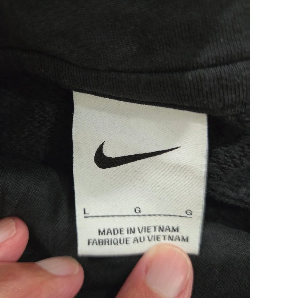 Nike Red River Air Force Team Hoodie Black Pullover Sweatshirt Womens Large - Picture 5 of 6
